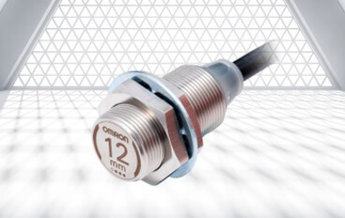 Slika OMRON senzor bližine serije E2EW v kovinskem ohišju